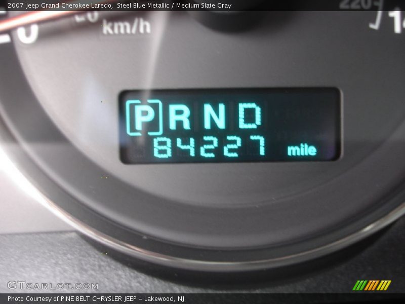 Steel Blue Metallic / Medium Slate Gray 2007 Jeep Grand Cherokee Laredo