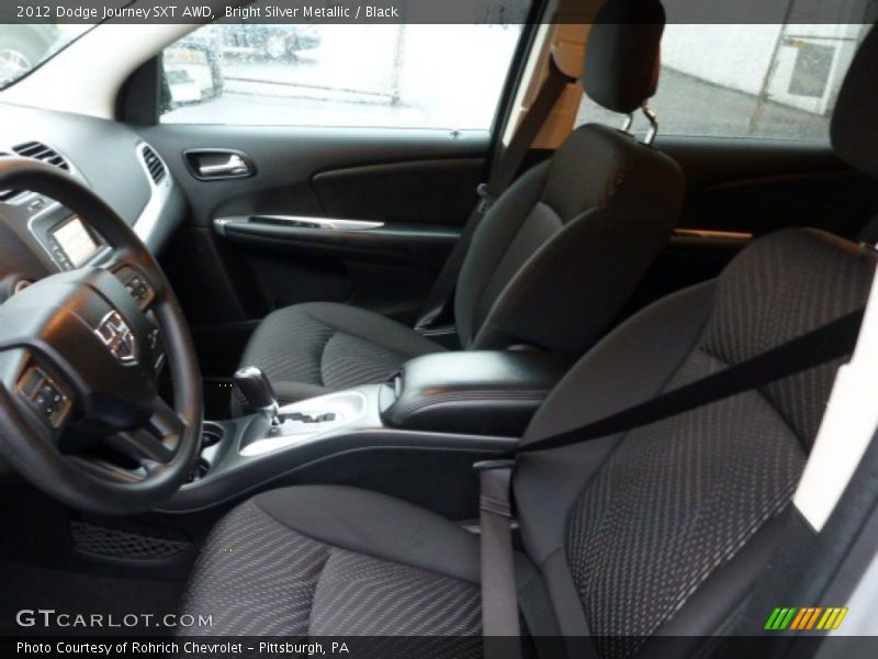 Bright Silver Metallic / Black 2012 Dodge Journey SXT AWD