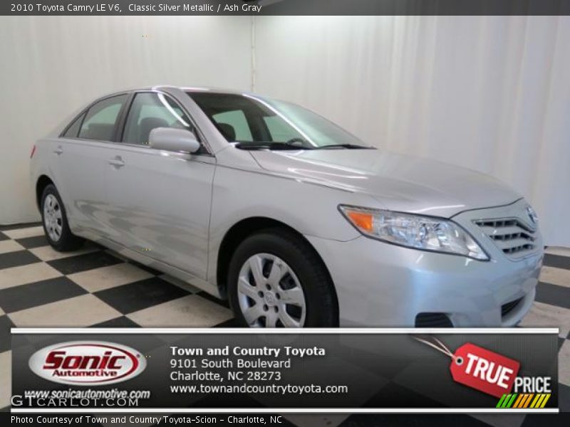 Classic Silver Metallic / Ash Gray 2010 Toyota Camry LE V6
