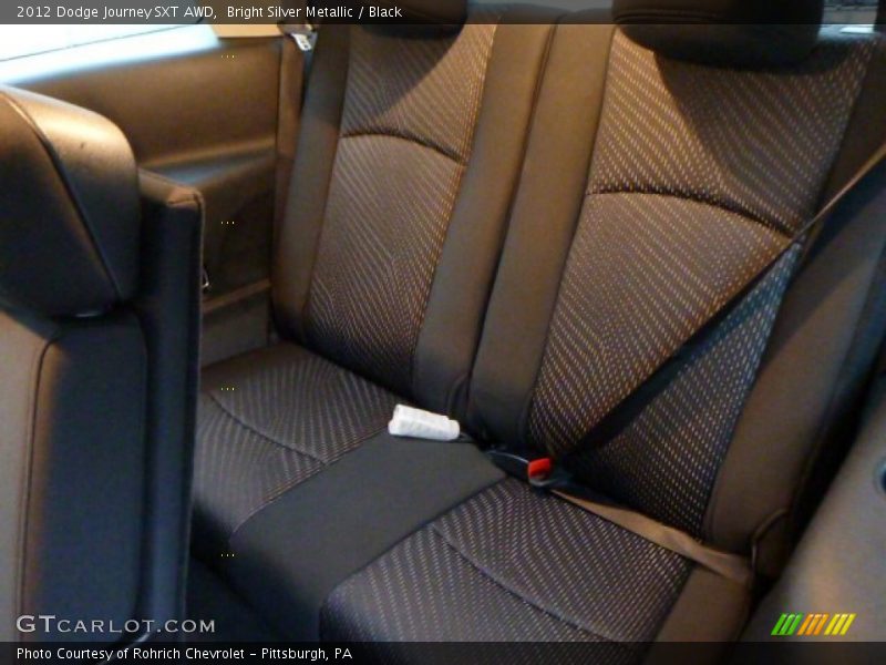 Bright Silver Metallic / Black 2012 Dodge Journey SXT AWD