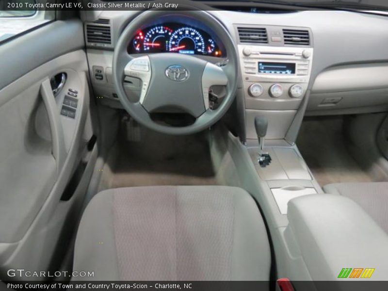 Dashboard of 2010 Camry LE V6