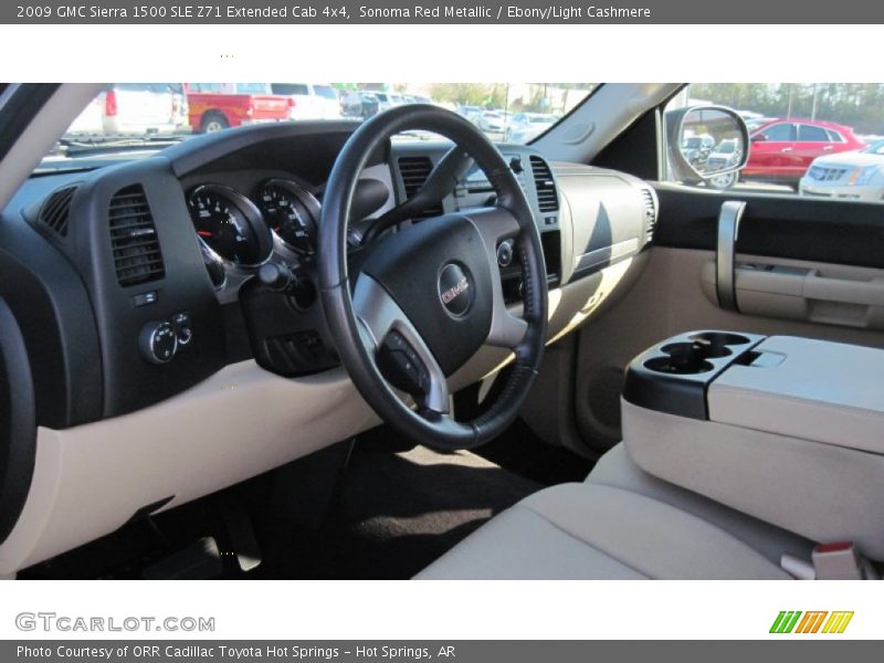 Sonoma Red Metallic / Ebony/Light Cashmere 2009 GMC Sierra 1500 SLE Z71 Extended Cab 4x4