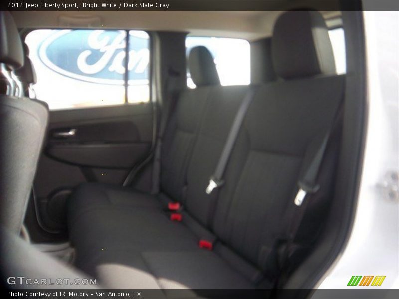 Bright White / Dark Slate Gray 2012 Jeep Liberty Sport