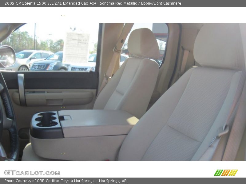 Sonoma Red Metallic / Ebony/Light Cashmere 2009 GMC Sierra 1500 SLE Z71 Extended Cab 4x4