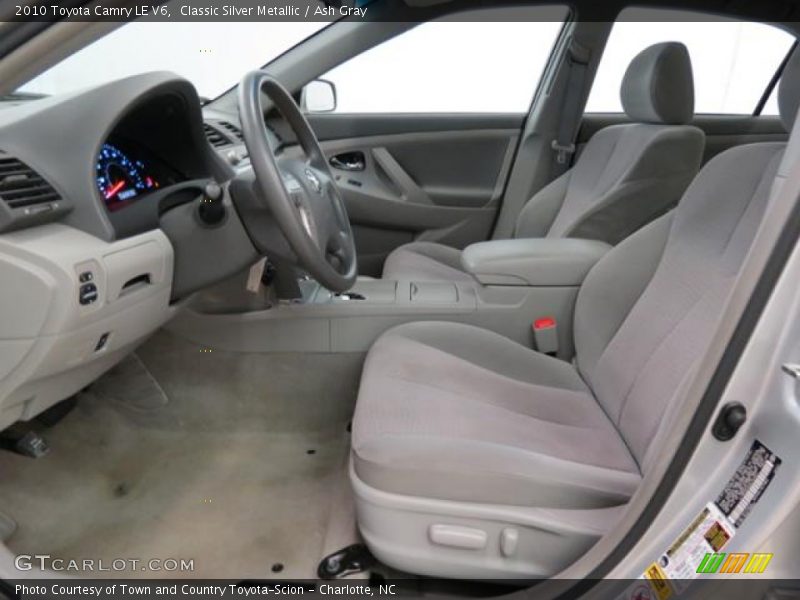 Front Seat of 2010 Camry LE V6