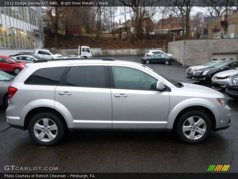 Bright Silver Metallic / Black 2012 Dodge Journey SXT AWD