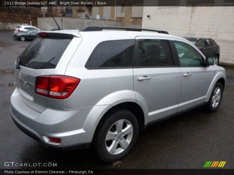 Bright Silver Metallic / Black 2012 Dodge Journey SXT AWD