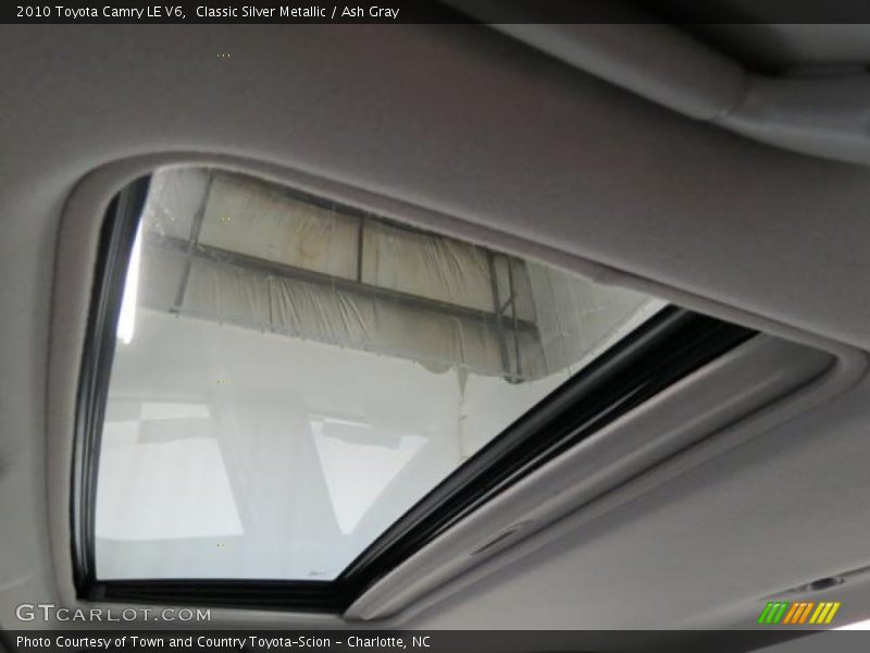 Sunroof of 2010 Camry LE V6