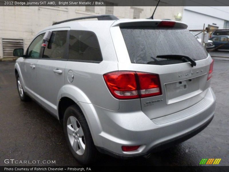 Bright Silver Metallic / Black 2012 Dodge Journey SXT AWD