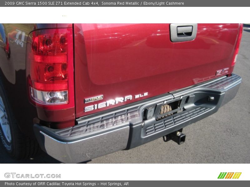 Sonoma Red Metallic / Ebony/Light Cashmere 2009 GMC Sierra 1500 SLE Z71 Extended Cab 4x4