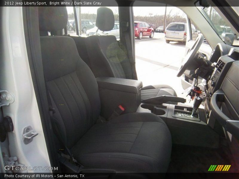 Bright White / Dark Slate Gray 2012 Jeep Liberty Sport