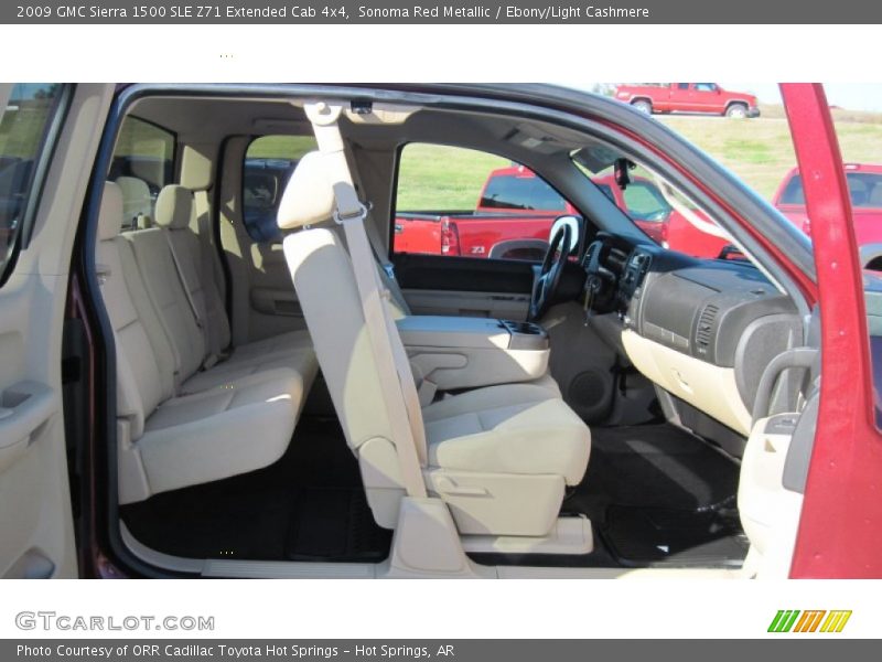 Sonoma Red Metallic / Ebony/Light Cashmere 2009 GMC Sierra 1500 SLE Z71 Extended Cab 4x4