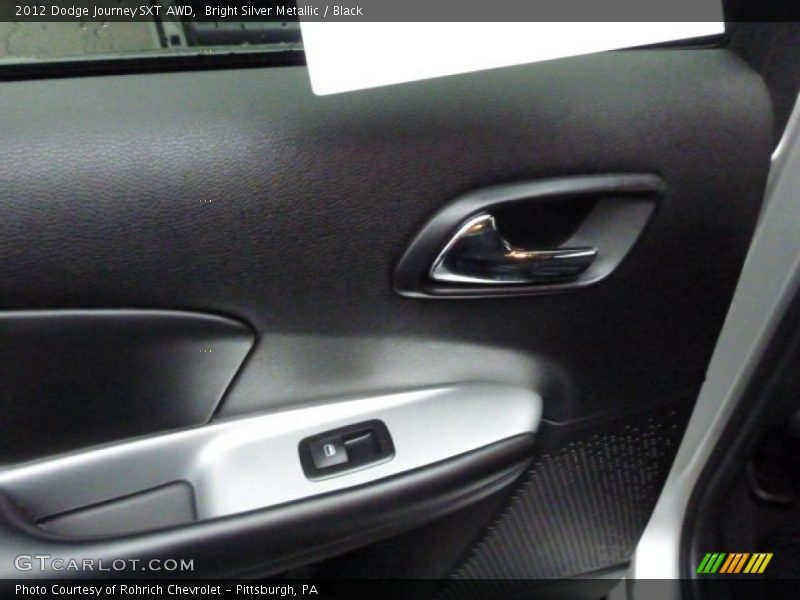 Bright Silver Metallic / Black 2012 Dodge Journey SXT AWD