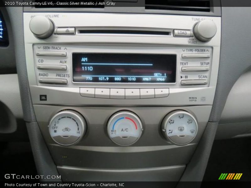 Audio System of 2010 Camry LE V6