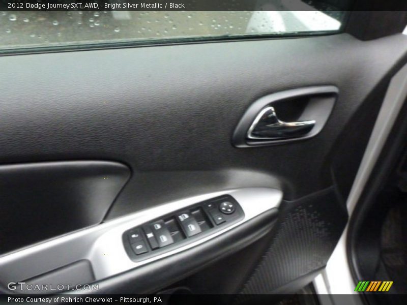 Bright Silver Metallic / Black 2012 Dodge Journey SXT AWD