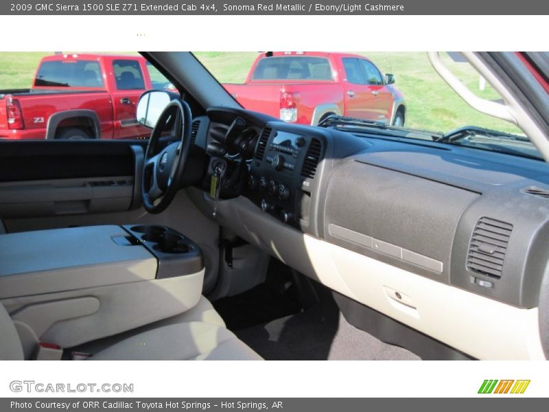 Sonoma Red Metallic / Ebony/Light Cashmere 2009 GMC Sierra 1500 SLE Z71 Extended Cab 4x4