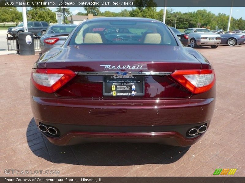 Bordeaux Pontevecchio (Dark Red) / Beige 2009 Maserati GranTurismo