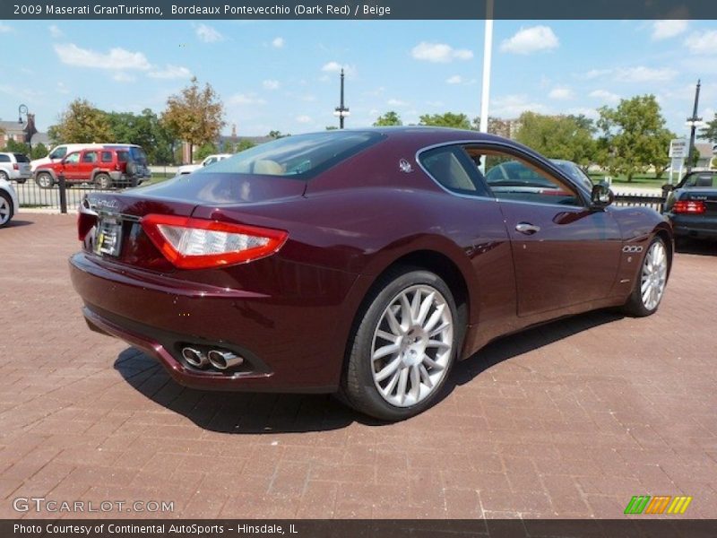 Bordeaux Pontevecchio (Dark Red) / Beige 2009 Maserati GranTurismo