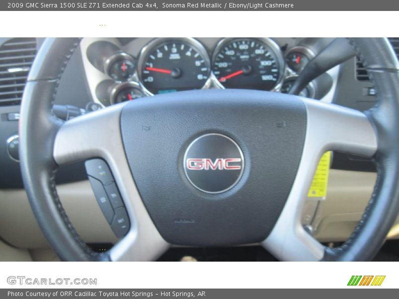 Sonoma Red Metallic / Ebony/Light Cashmere 2009 GMC Sierra 1500 SLE Z71 Extended Cab 4x4