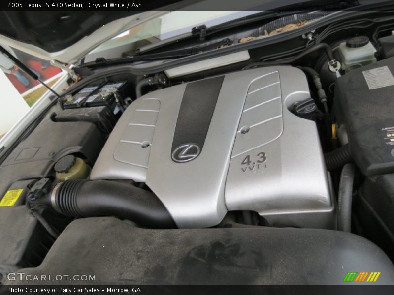 Crystal White / Ash 2005 Lexus LS 430 Sedan