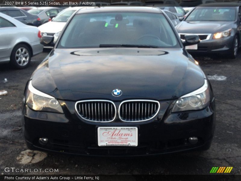 Jet Black / Auburn 2007 BMW 5 Series 525i Sedan