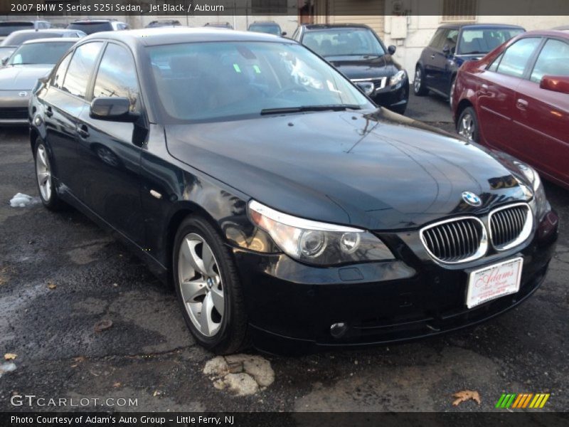 Jet Black / Auburn 2007 BMW 5 Series 525i Sedan