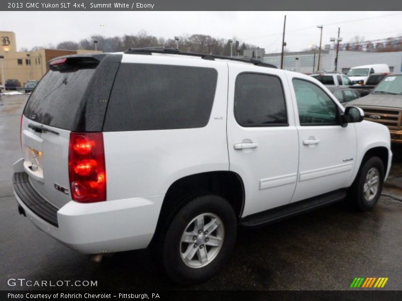 Summit White / Ebony 2013 GMC Yukon SLT 4x4