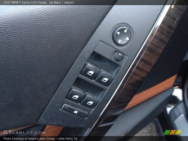 Jet Black / Auburn 2007 BMW 5 Series 525i Sedan