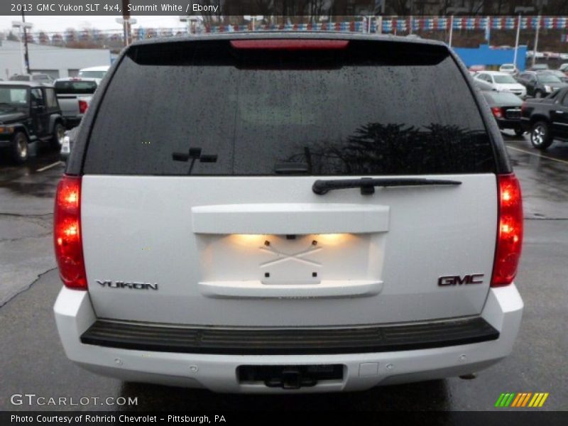 Summit White / Ebony 2013 GMC Yukon SLT 4x4
