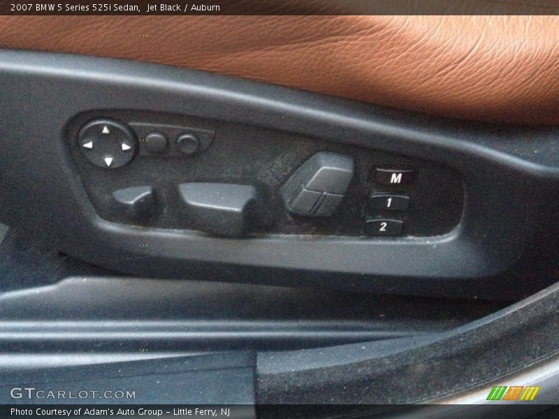 Jet Black / Auburn 2007 BMW 5 Series 525i Sedan