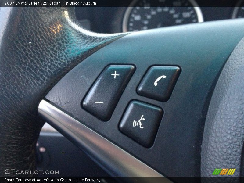 Jet Black / Auburn 2007 BMW 5 Series 525i Sedan