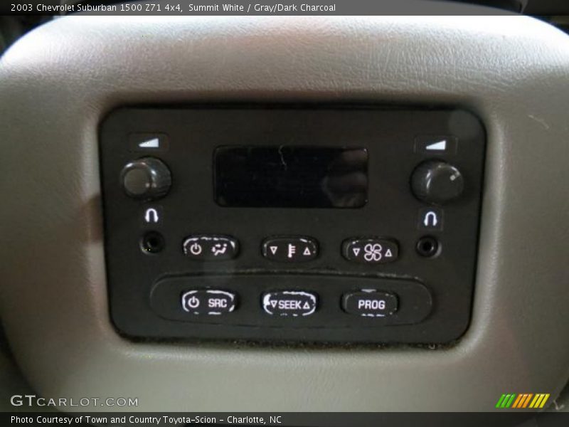 Controls of 2003 Suburban 1500 Z71 4x4