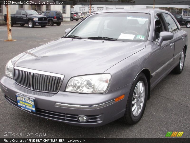Steel Gray / Black 2005 Hyundai XG350 L