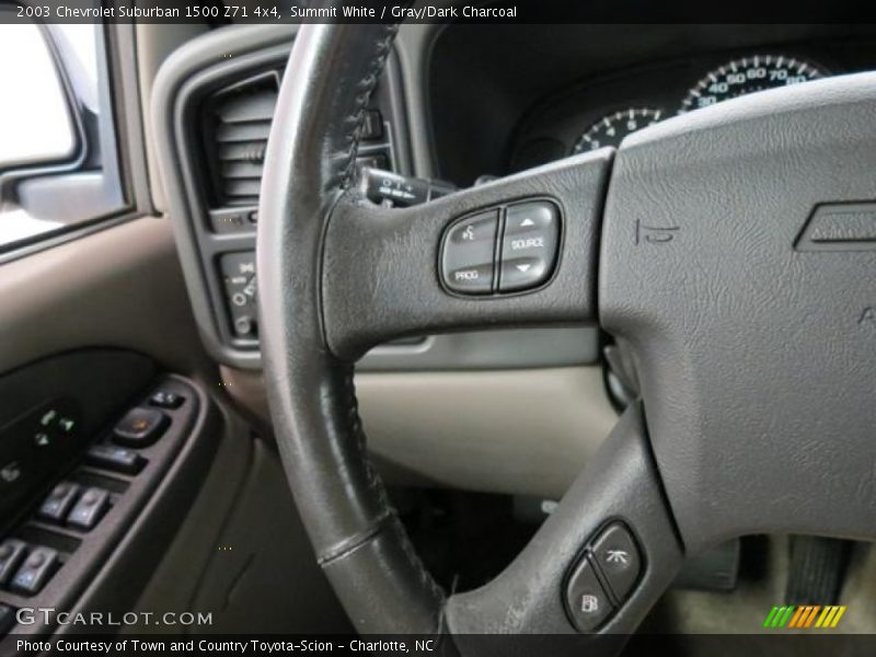 Summit White / Gray/Dark Charcoal 2003 Chevrolet Suburban 1500 Z71 4x4