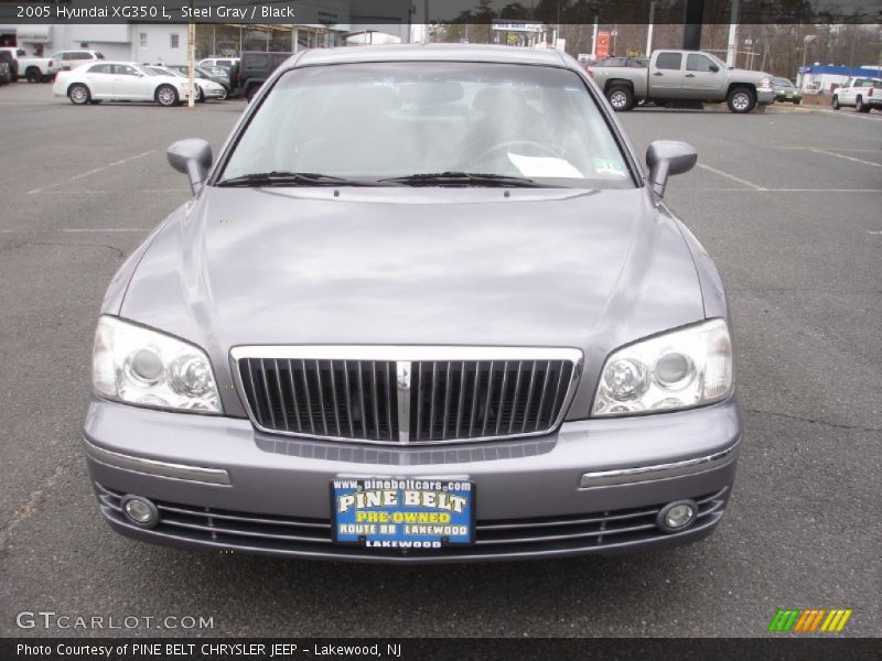 Steel Gray / Black 2005 Hyundai XG350 L