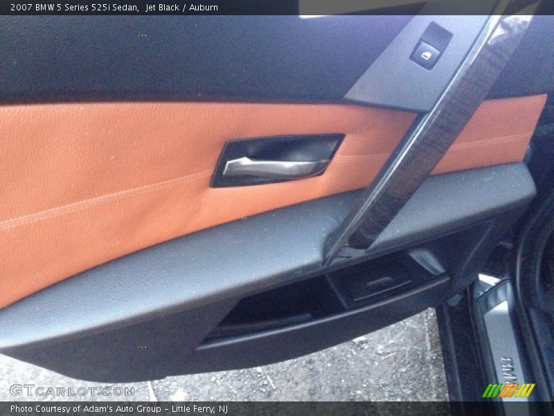 Jet Black / Auburn 2007 BMW 5 Series 525i Sedan