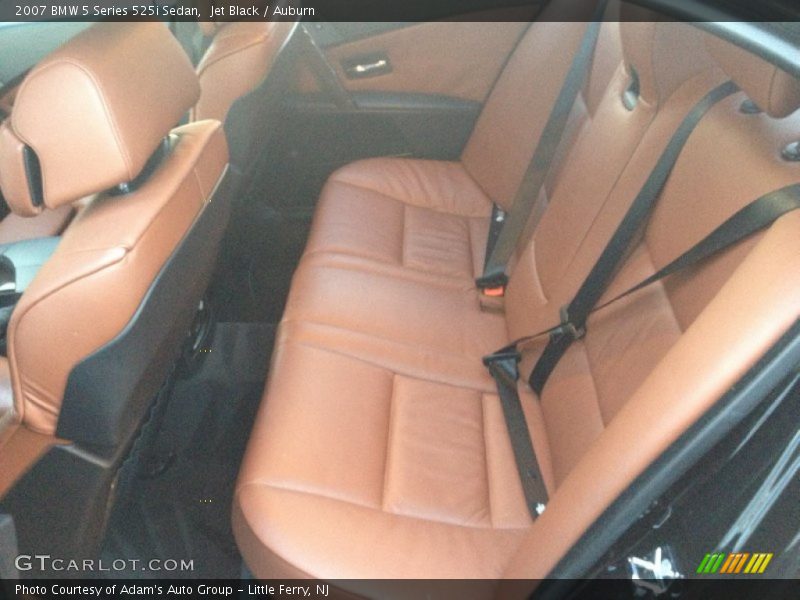 Jet Black / Auburn 2007 BMW 5 Series 525i Sedan