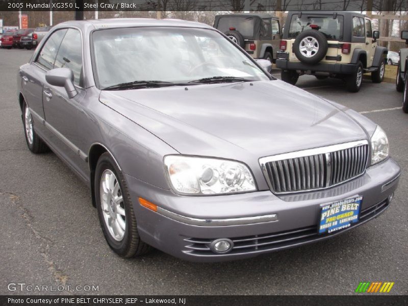 Steel Gray / Black 2005 Hyundai XG350 L