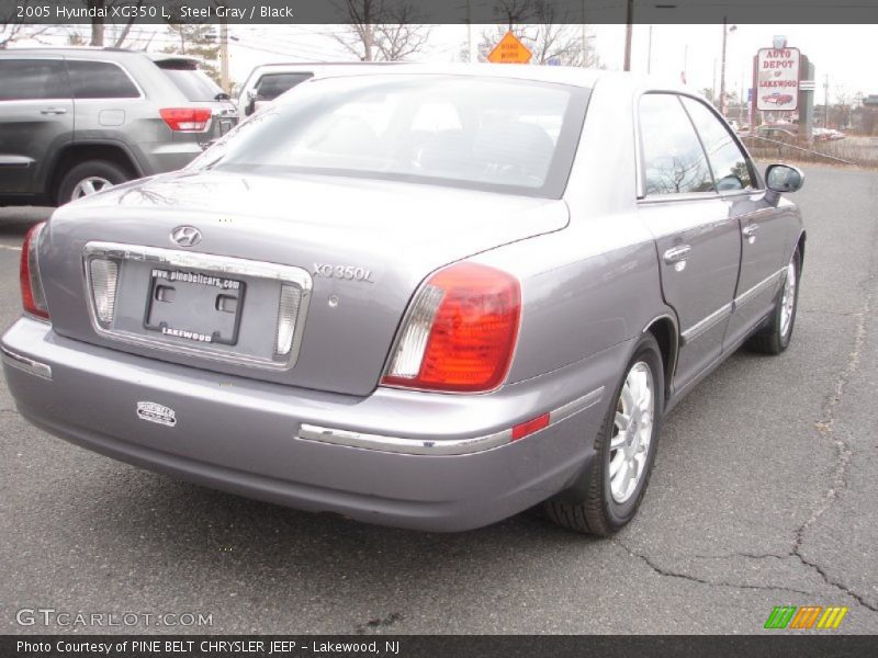 Steel Gray / Black 2005 Hyundai XG350 L