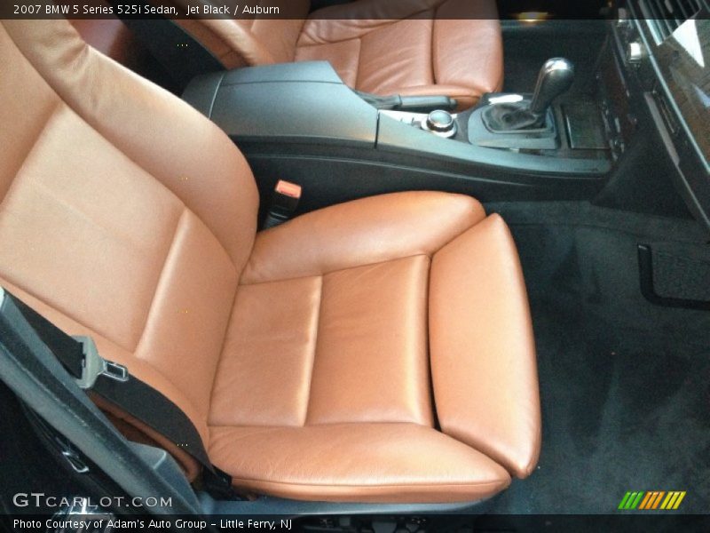 Jet Black / Auburn 2007 BMW 5 Series 525i Sedan