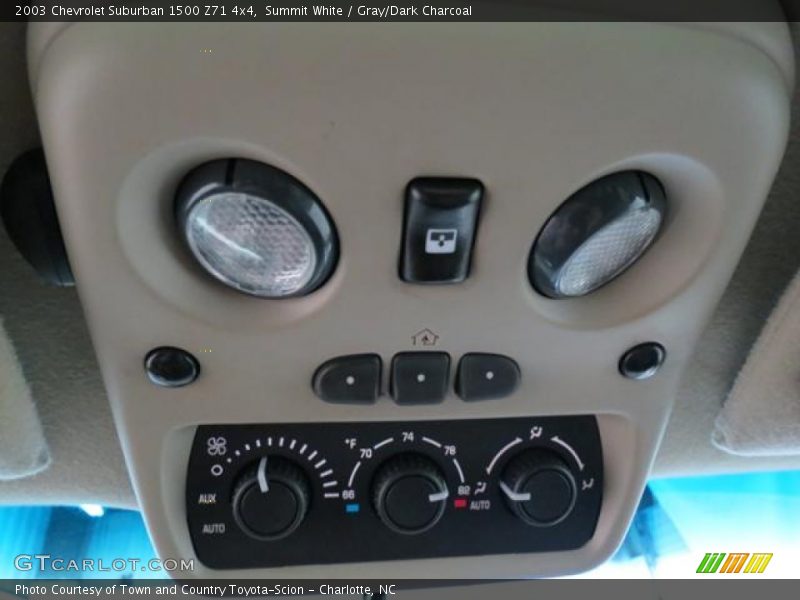 Controls of 2003 Suburban 1500 Z71 4x4