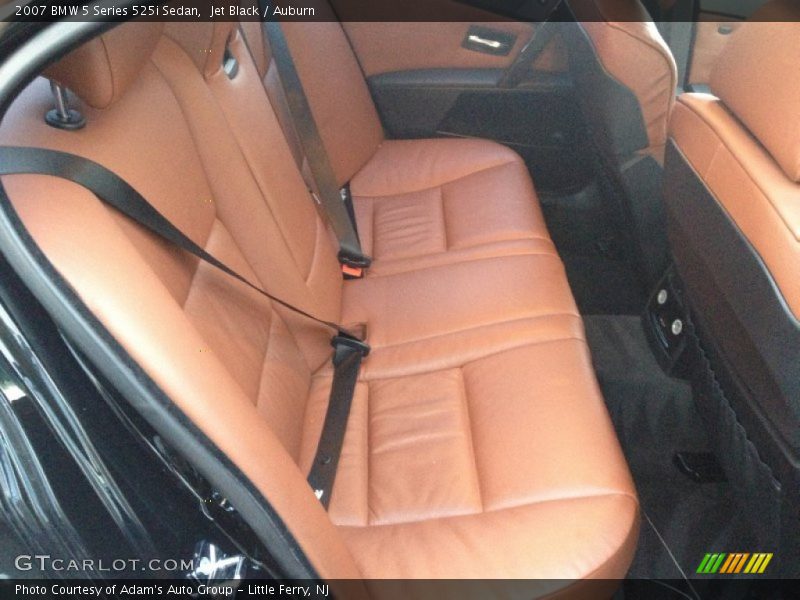 Jet Black / Auburn 2007 BMW 5 Series 525i Sedan