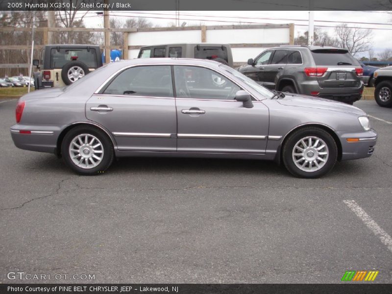 Steel Gray / Black 2005 Hyundai XG350 L