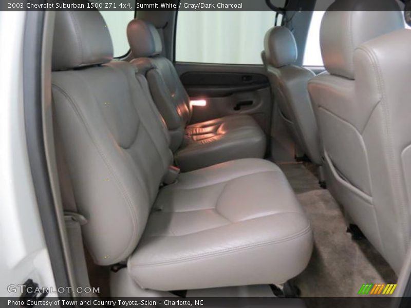 Summit White / Gray/Dark Charcoal 2003 Chevrolet Suburban 1500 Z71 4x4