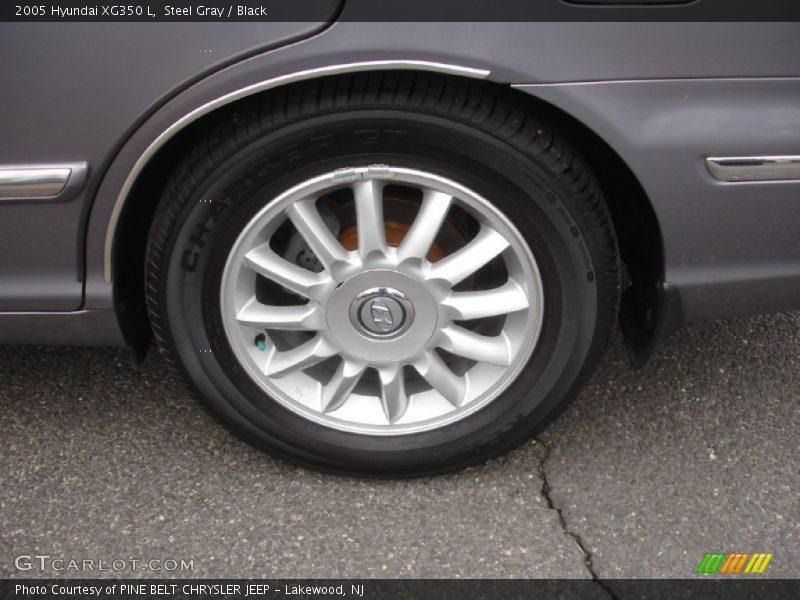 Steel Gray / Black 2005 Hyundai XG350 L