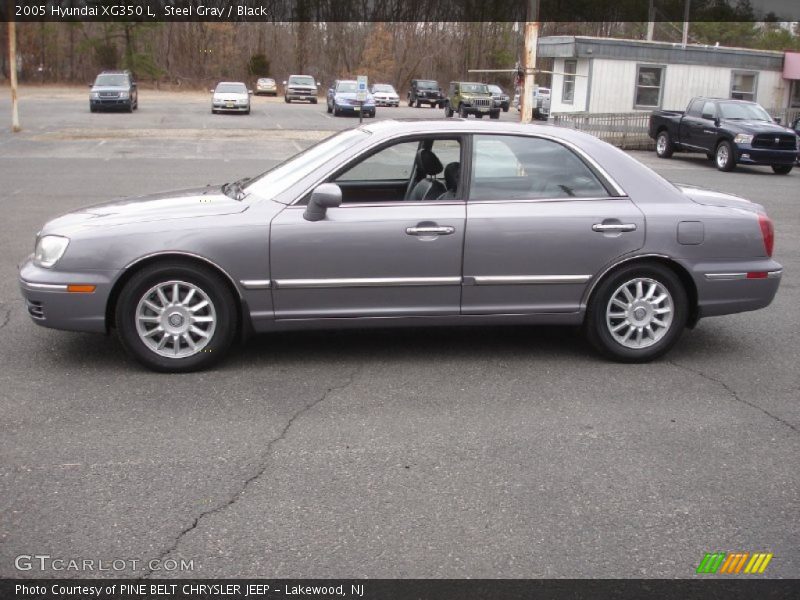Steel Gray / Black 2005 Hyundai XG350 L