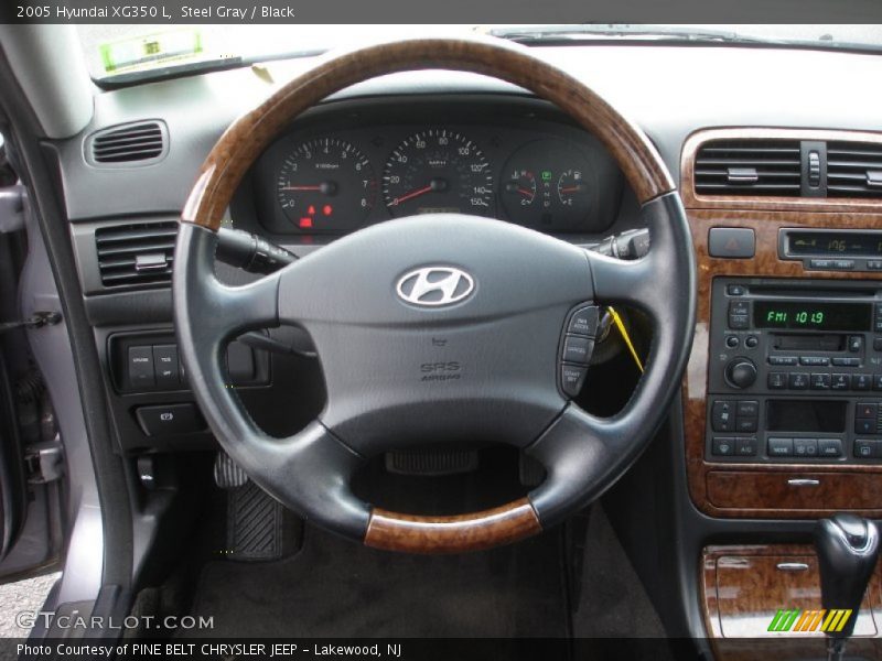 Steel Gray / Black 2005 Hyundai XG350 L