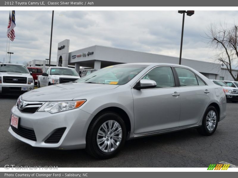 Classic Silver Metallic / Ash 2012 Toyota Camry LE