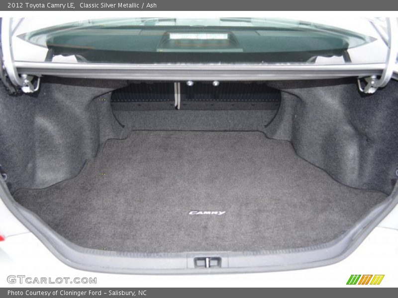  2012 Camry LE Trunk