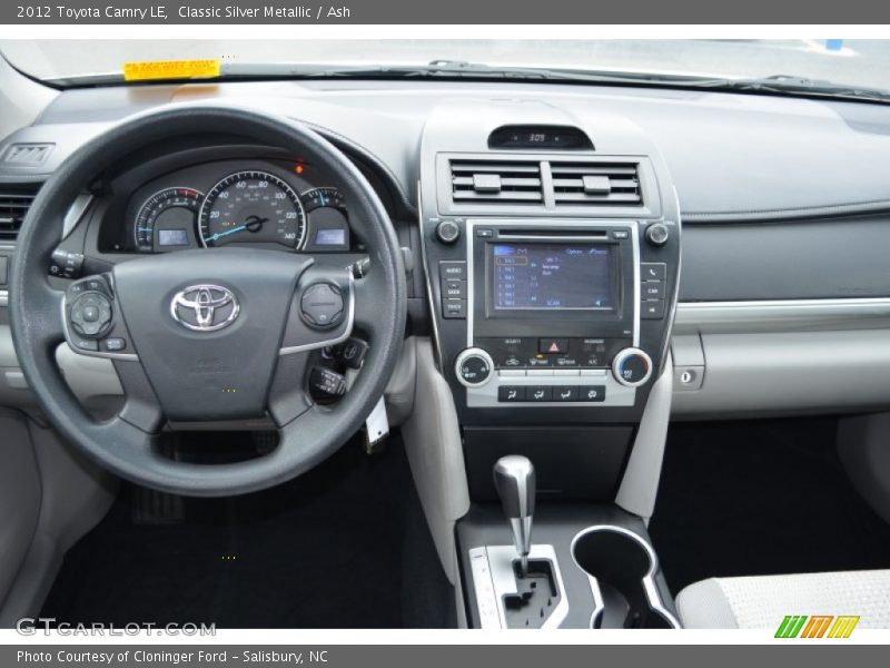 Dashboard of 2012 Camry LE
